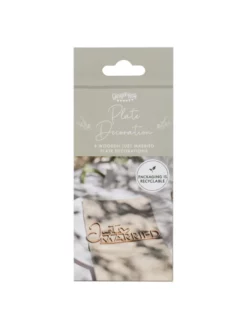 Ginger Ray SW-862 Just Married Set De Table Bois -BEAUTIFUL BRIDE SHOP Ventes sw 862 5