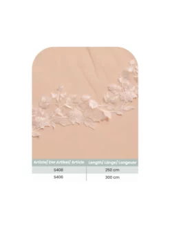 Bianco Evento S408 Voile 5 Bianco Evento S408 Voile -BEAUTIFUL BRIDE SHOP Ventes tabel sluiers tekengebied 1 kopie 2 13