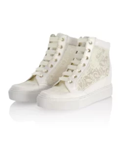 Fiarucci Bridal Thamar Basket Mariage -BEAUTIFUL BRIDE SHOP Ventes thamar perle lace leather 6