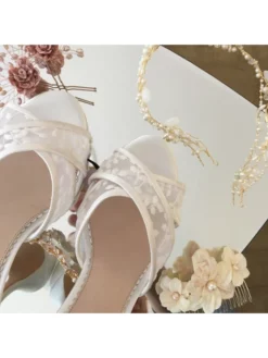 The Perfect Bridal Company Kennedy Ivoire Chaussure Mariage -BEAUTIFUL BRIDE SHOP Ventes the perfect bridal company kennedy 15