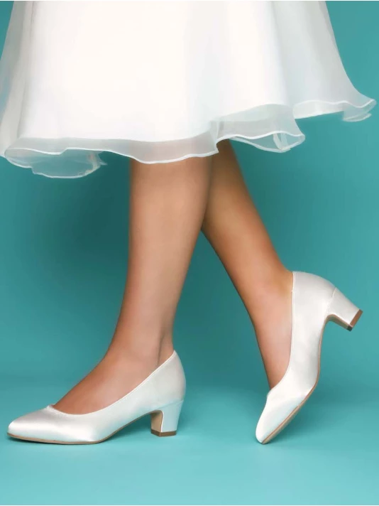 The Perfect Bridal Company Melanie Satin Chaussures De Mariée 4 The Perfect Bridal Company Melanie Satin Chaussures De Mariée – Image 4