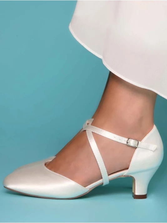 The Perfect Bridal Company Renate Satin Chaussures De Mariée 4 The Perfect Bridal Company Renate Satin Chaussures De Mariée – Image 4