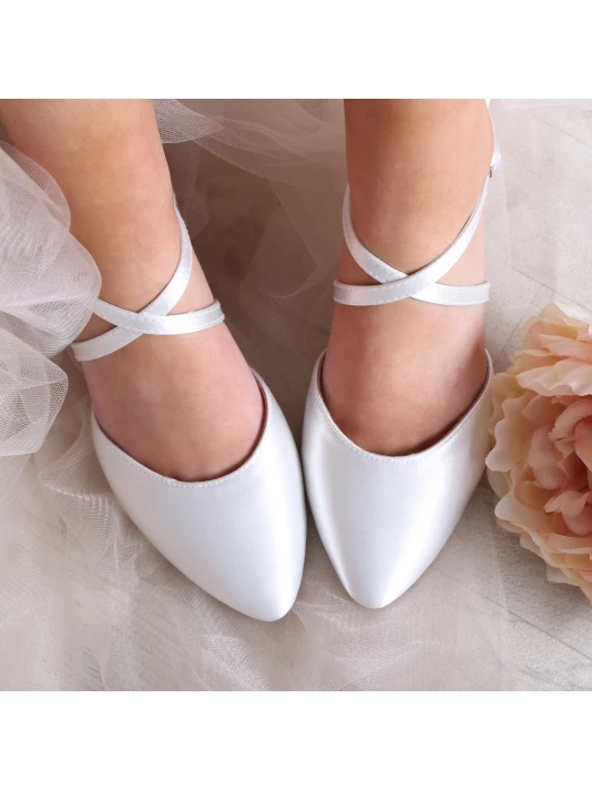 The Perfect Bridal Company Renate Satin Chaussures De Mariée 7 The Perfect Bridal Company Renate Satin Chaussures De Mariée – Image 7