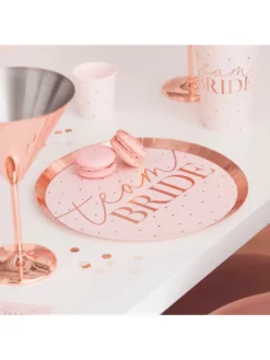 Ginger Ray HN-824 Blush Hen Assiettes