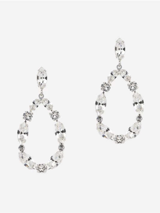 Abrazi Jane Swarovski Boucle D'Oreille Argent 1 Abrazi Jane Swarovski Boucle D'Oreille Argent
