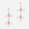 Abrazi Notch Swarovski Boucle D'Oreille Rose