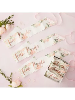Ginger Ray FH-208 Floral Hen Team Bride Ceintures
