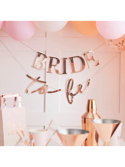 Ginger Ray HN-812 Blush Hen Guirlande 1 Ginger Ray HN-812 Blush Hen Guirlande